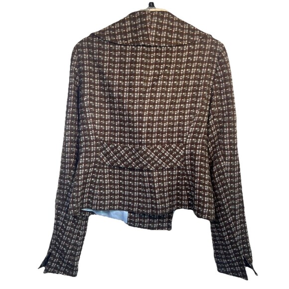 Renfrew Collection Tweed Blazer Double Breast Jacket Buttoned Vintage Y2K Sz 12 - Picture 14 of 16